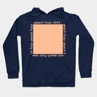 Peach Fuzz Color of the Year 2024 Swatch Hoodie